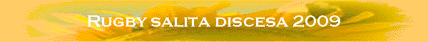 Rugby salita discesa 2009